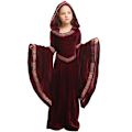 Pikkukuva 3 / 4: Halloween-vampyyrilastenvaatteet tytöille juhlakosplay-esitysasut XS