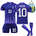 Pikkukuva 1 / 2: Lionel Messi #10 Kotipaita Argentiinan mestari kolme tähteä W Away XS