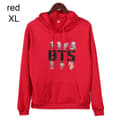 BTS Hoodies Høstgensere RØD red V. red XL