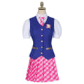 Pikkukuva 2 / 5: Barbie Princess College -asu Denise Barbie -mekko Leggings cosplay -asu complete set of de lanxi xxl