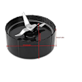 Miniatyrbillede 2 af 5: 2 Pak Udskiftningsblade til Magic 250W Blender, Juicer og Mixer, Blender Reservedele MB1001