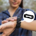 Miniatyrbilde 2 av 4: 4 stk. Festeløkker for klokke, erstatning silikonreimsløyfer kompatible for Garmin Fenix 5 22mm indre diameter