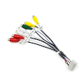 Miniatyrbilde 3 av 5: 20-pins Android Bilstereo RCA Ledningsnett Adapter 7-hodet RCA Audio/Video AUX Kabel 12