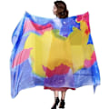 Miniatyrbilde 1 av 5: Kvinners Sarong Strand Wrap Sommer Strandklær Ferie Chiffon Badedrakt Wrap Skjerf