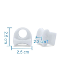 Miniatyrbild 2 av 5: [10x] Tåseparator, Tåseparatorer Ortos för Överlappande Tår, Hallux Valgus, Hammartå