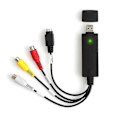 Miniatyrbillede 2 af 3: 1 sæt Usb2.0 Vhs Til Dvd Konverter Au-dio Video Optageenhed Kit Rca Kabel Til Windows 10 Systemer -t