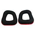 Pikkukuva 4 / 5: Earpads G230 G430 G930 G35 F450 -pelikuulokkeisiin, musta ja punainen