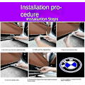 Miniatyrbillede 2 af 5: 2 stk Velkomstlys til Renault Corre Proud Latitude Tallis Manlaguna Megane LED Laser Projektionslys Logo Dørlys Gulvlampe B-Style ys