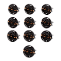 Miniatyrbillede 2 af 5: T10 LED-pære drejelig sokkel lys til bilinstrumentbræt instrumentpanel lyspanel målerindikatorlys aircondition knap lys