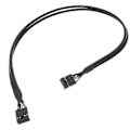 Pikkukuva 5 / 5: Emolevyn USB 9PIN Naaras-Naaras Sisäinen Kaapeli USB2.0 Sisäinen Emolevyn Liitäntäkaapeli