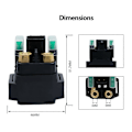 Pikkukuva 5 / 5: Rele Solenoidi VZ800 VZ800Z MARAUDER 1997-2009