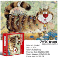 Miniatyrbilde 1 av 5: Spesialformet puslespill 2000 brikker Topp kvalitet Helt ny By av Sky Impossible Challenge Jigsaw Brain Game Toy