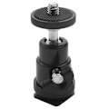 Miniatyrbilde 1 av 5: Mini Kulehode [2 Pakning] Med Blitssko Adapter 360 Grader 1/4 Tomme Små Kulehoder Svingbare -Ba