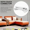 Miniatyrbild 3 av 5: 2-pack soffanslutningskontakt, metallsektionssoffa möbelkontakt sektionssoffa kontakter för glidande soffa
