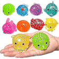 Miniatyrbild 1 av 3: 8 stycken jumbo glitter mochi squishy leksaker, squishy djur, stressavlastare, festpresenter för barn