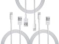 3-pack 1 meter - Lightning-laddare kompatibel med iPhone X/8/7/6S/6/5S/SE iOS13