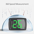 Pikkukuva 3 / 4: 2023 Digitaalinen GPS-nopeusmittari Auton HUD Head Up Display Mph Kmh Kompassi Ylinopeusvaroitus