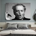 Miniatyrbillede 4 af 4: Lærredsmålning Poster Jack Nicholson Cigar Foto Sort Hvid Væghængning Uden Ramme (40*60cm) Betterlifefg