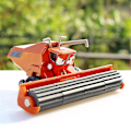 Pikkukuva 2 / 4: Autot 2 -elokuvan hahmo Harvester Frank 1/55 Metallivalettu auto, syntymäpäivälahja pojille ja tytöille