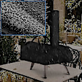 Miniatyrbild 3 av 5: Pizzaugnstäcke för Ooni Karu 16, utomhus pizzaugnstäcke vattentätt Oxford-tyg skyddande bärskydd