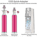 Miniatyrbillede 5 af 5: Quick Connect Co2 Adapter Kompatibel Sodastream Vandspreder Duo Art, Terra, Tr21-4 gx20241206321 12