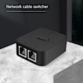 Miniatyrbild 2 av 5: Nätverksswitch 2 portar Snabb switch Strömfri Hög prestanda Höghastighets LAN-växling 1000Mbps 2 i 1 ut/1 i 2 ut Smart RJ45 Intern Extern