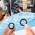 Miniatyrbilde 3 av 5: 4 stk. Innløps- og utløpstetningssett for Intex Pure Spa, pakning mellom koblinger, tetninger for Simple Spa 11699 Sikrer sømløs vannstrøm Silikon Hot 12