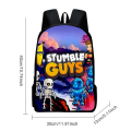 Pikkukuva 2 / 3: Stumble Guys Lasten Reppu Koulureput Suuri Kapasiteetti Reppu Matkalaukut Reppu Syntymäpäivälahjat F
