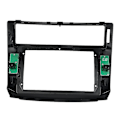 Miniatyrbilde 2 av 2: 2 Din Bilradio Stereo Audio Plate Fascia For C4 Quatre 9 Tommers Stor Skjerm Auto Android Player Panel