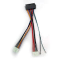 Miniatyrbillede 2 af 5: 1 stk. 20-pin ATX til 2-port 6-pin AT-konverterkabel til computer