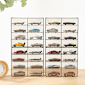 Miniatyrbild 4 av 5: 1:64 För Hot Wheels Display Box Bilmodell Leksaksskåp För Hotwheels Bilar Diecast Förvaring Akryl Dammtät Display Box B