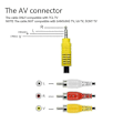 Miniatyrbillede 2 af 5: Video AV Komponent Adapter Kabel Udskiftning Til Tcl Tv, 3 Rca Til 3.5mm