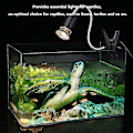 Miniatyrbillede 4 af 5: Reptil Varmelampe, 75W Uva Uvb Sollampe Fuld Spektrum Solbad Varme Pære til Skægget Drage Firben Skildpadde Gecko og Mere