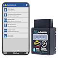 Pikkukuva 1 / 4: Obd2-diagnostiikkatyökalu Bluetooth-vikakoodinlukija Auto Scan Kfz-diagnostiikka Android LONG