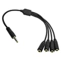 Hodetelefon Splitterkabel, 3.5mm, 3.5mm Trs 1 Til 4 Veis Splitterkabel