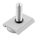Miniatyrbillede 4 af 5: 6 stk. Aluminium Kajak Adapter Anodiseret Tæt Forbindelse Skinne Adapter Plader med O-ring til FeelFree