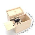 Pikkukuva 4 / 5: Hauska Trick Spider Pelottelulaatikko Puinen Piilolaatikko Laadukas Kepponen Puinen Pelottelulaatikko Hauska Peli Kepponen Temppu