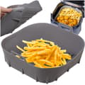Airfryer silikonform 20x20x6cm - Kurv til airfryer