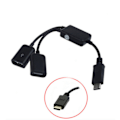 Pikkukuva 4 / 5: Type C - Kaksois-USB-sovitin USB Type C -liitin USB-C-jakaja USB C -keskitin