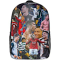 Pikkukuva 1 / 5: Ronaldo-reppu, koululaukut tytöille ja pojille, jalkapalloilijan reppu taskulla, muodikkaat koululaukut, lasten reput, 17 tuumaa