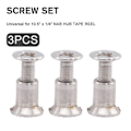 Miniatyrbilde 5 av 5: 3x Skruesett NAB HUB 1/4\" TAPERULL 10.5\" AMPEX TEAC RMGI STUDER REVOX