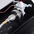 Miniatyrbilde 4 av 4: Camping Gass Adapter Konverter Komfyrkobling For Butanbeholder Til Skru Gasspatron (3 stk, Sølv)