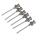 Miniatyrbild 1 av 3: Luer Lock Dispenseringsnålspets i rostfritt stål, 18 Gauge, 0,57 mm ID x 1,18 mm OD, 1\" Längd (6-pack)