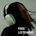 Miniatyrbilde 4 av 5: P9 Over-ear Hodetelefoner Memory Foam Full Cover Headset Aktiv Støyreduksjon Black