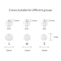 Miniatyrbild 5 av 5: Öronproppsöverdrag In-Ear Örontips Silikon Mjukt Fodral För Nothing Ear (2) Öronpropp -JA