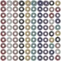 100-pack Spikiga Sensoriska Fingerringar, Akupressurringar Spikiga Sensoriska Fingerringar för Tonåringar, Vuxna, Tyst Stressreducerare och Massager Fidget Ring fo