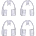 Miniatyrbild 1 av 5: 4-pack Tandgnisslingsskydd Munskydd Eliminerar Gnisslande Klämmande Tandskydd Nattskydd Stoppar Bruxism för Vuxna Män Kvinnor Sömn