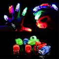 Miniatyrbillede 2 af 4: 20 stk Super Lyse Led Fingerlys Fingerlommelygte Lys Op Legetøj Party Favor Forbrugsvarer (blandet farve)