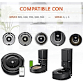 Miniatyrbilde 5 av 5: 4 stk. dekk for IROBOT ROOMBA Robot 500 600 700 800 I7 S9 Irobot