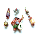 Miniatyrbillede 4 af 5: 12 stk. Moana figurlegetøj